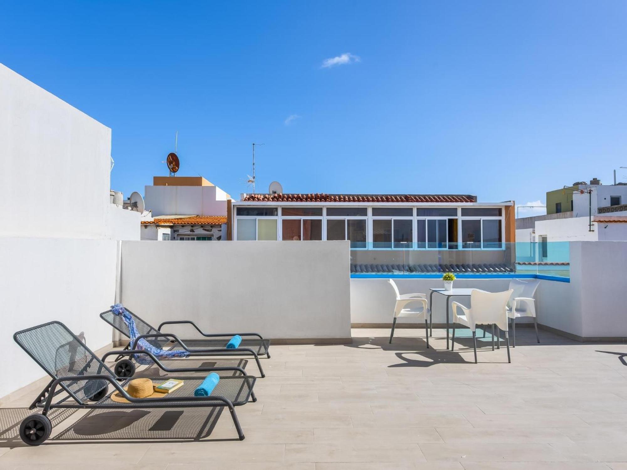 Okeanos Eco Guest House Los Abrigos Exterior foto